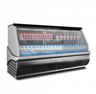 VITRINA 2M VIDRIO CURVO VLH-29